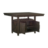 (2) CNTR HGHT TBL W/STRG, PINE&ACACIA VNER 5655-36*