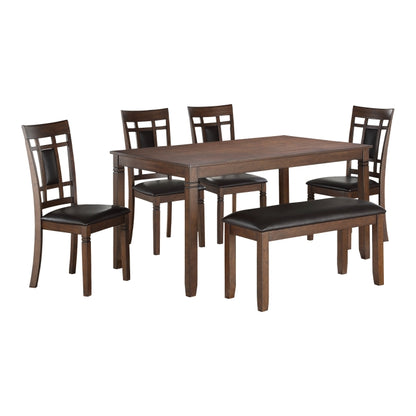 Homelegance Salton 6-Piece Pack Dining Set(Tb+4S+1B)