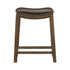 Counter Height Stool, Brown PU, 3A 5682BRW-24