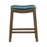 Counter Height Stool, Green PU, 3A 5682GEN-24
