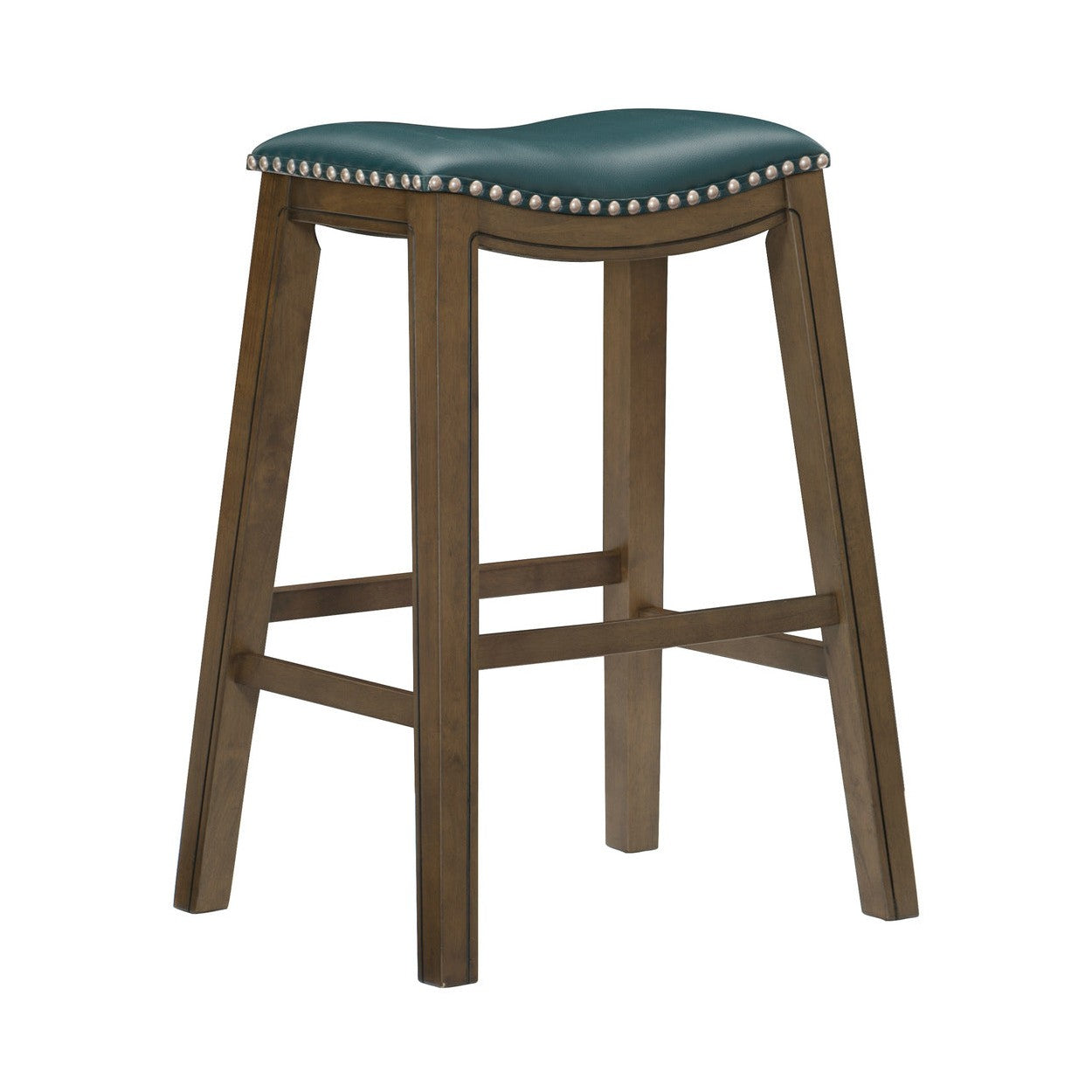 Pub Height Stool, Green PU, 3A 5682GEN-29