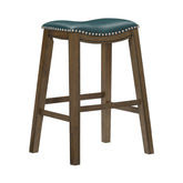 Pub Height Stool, Green PU, 3A 5682GEN-29