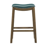 Pub Height Stool, Green PU, 3A 5682GEN-29