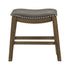 Stool, Gray PU, Rubberwood, 3A 5682GRY-18