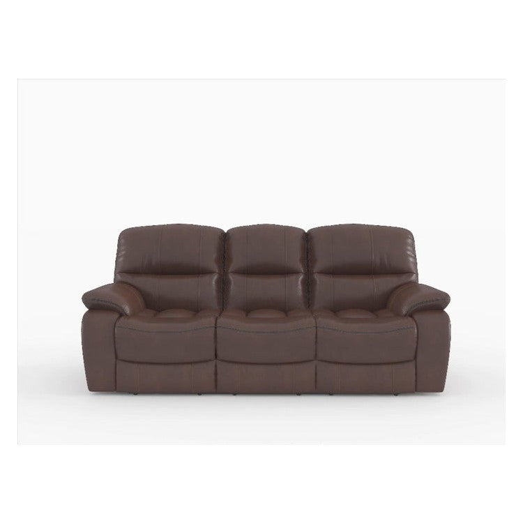 D.RCLNR SOFA,GRY LTHR GEL MATCH 8480GRY-3
