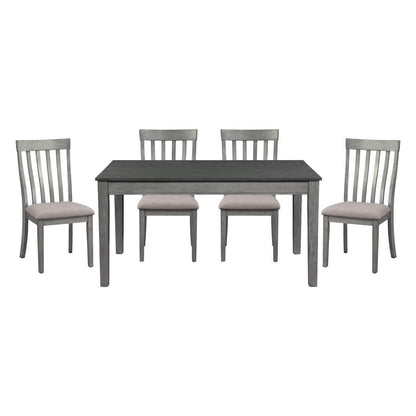 5pc Set:TB,4S, Gray on Gray Finish 5706GY-60*5