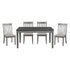 5pc Set:TB,4S, Gray on Gray Finish 5706GY-60*5