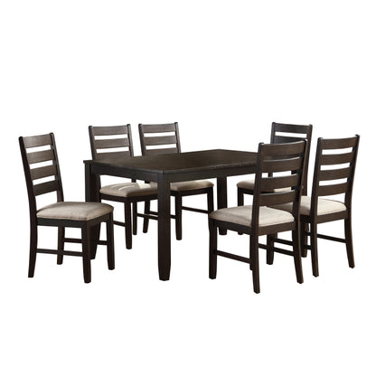 Juego de comedor de 7 piezas Blair Farm de Homelegance (Tb+6S)