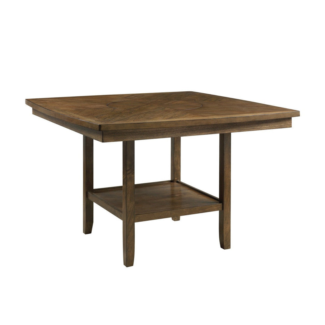 COUNTER HEIGHT TABLE W/LAZY SUSAN AND 1 SHELF, SAME AS 5716AK-36 5716RFAK-36