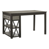 (2) CNTR HGHT TBL W/STORAGE, ACACIA VNER 5772-36*