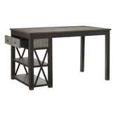 (2) CNTR HGHT TBL W/STORAGE, ACACIA VNER 5772-36*