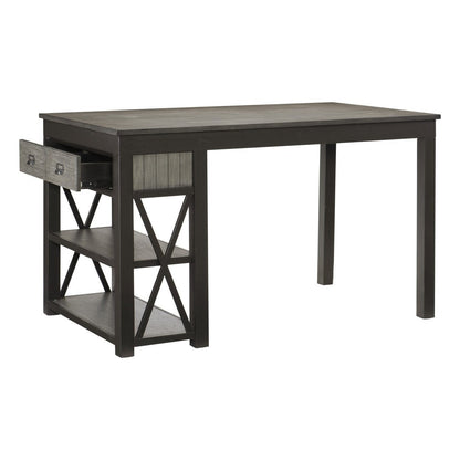 (2) CNTR HGHT TBL W/STORAGE, ACACIA VNER 5772-36*
