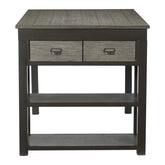 (2) CNTR HGHT TBL W/STORAGE, ACACIA VNER 5772-36*