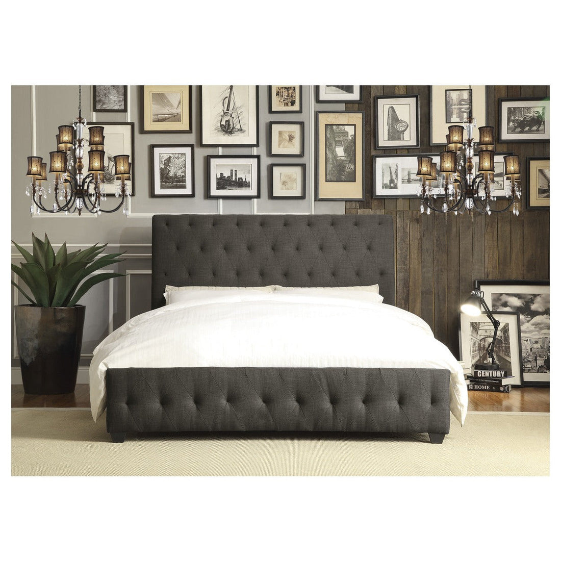(2) FULL BED, FABRIC 5789FN-1*