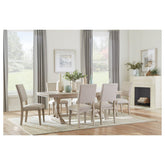 (2) DINING TBL, OAK VNER 5814-84*