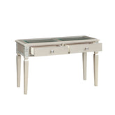 SOFA TBL W/2 DRW, GLASS INSERT 5844-05