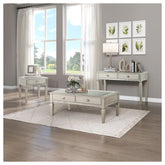 SOFA TBL W/2 DRW, GLASS INSERT 5844-05