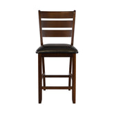 5pc set (TABLE + 4 COUNTER HEIGHT CHAIRS) 586-36*5