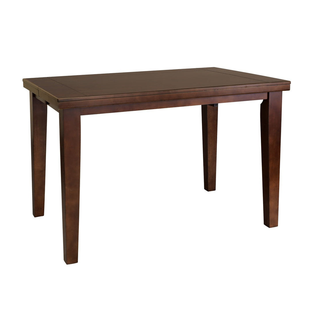 SQ COUNTER HEIGHT TABLE, BUTTERFLY LEAF 586-36