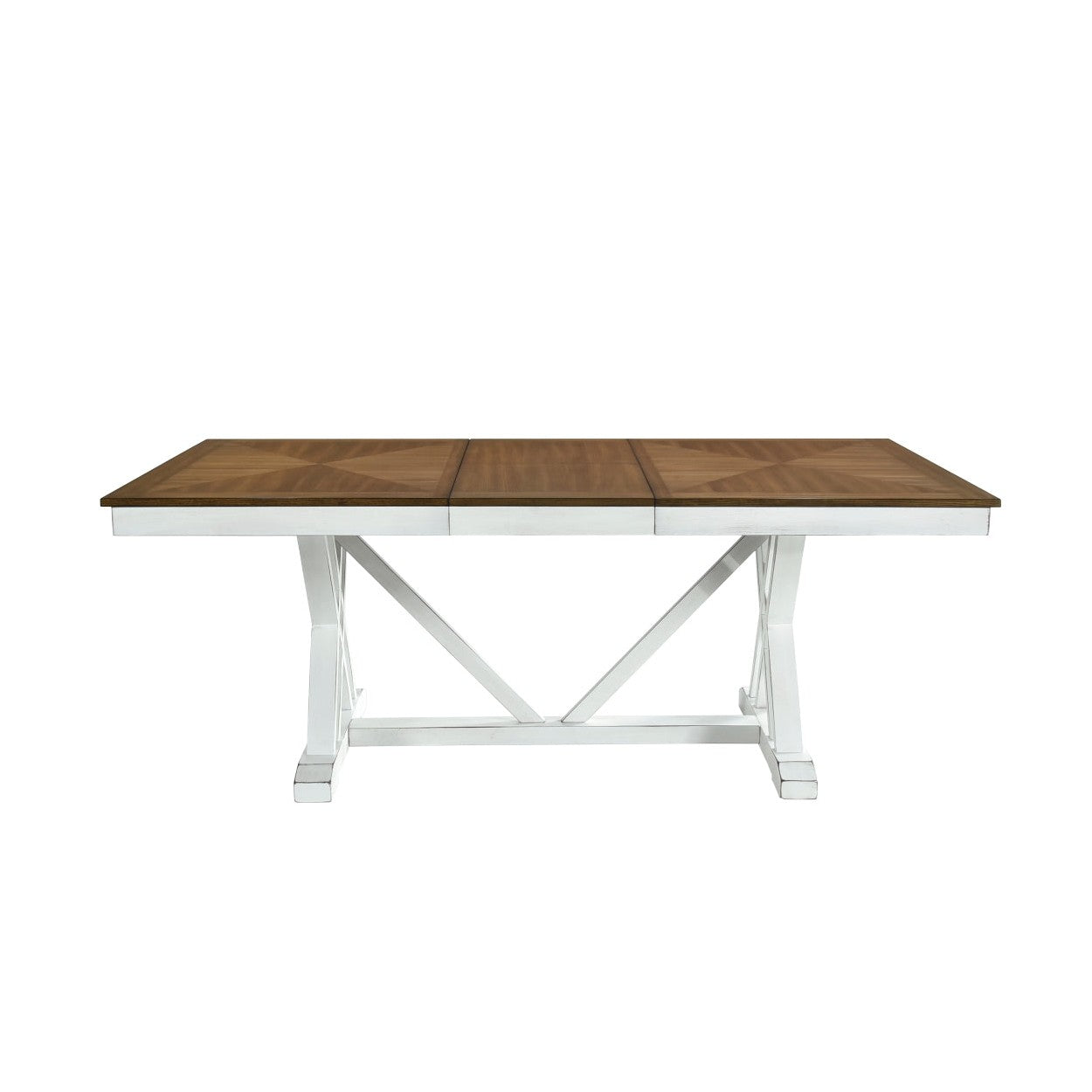 (2) DINING TABLE, WHITE OAK VNEER 5865-77*