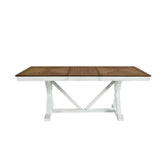 (2) DINING TABLE, WHITE OAK VNEER 5865-77*