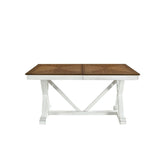 (2) DINING TABLE, WHITE OAK VNEER 5865-77*
