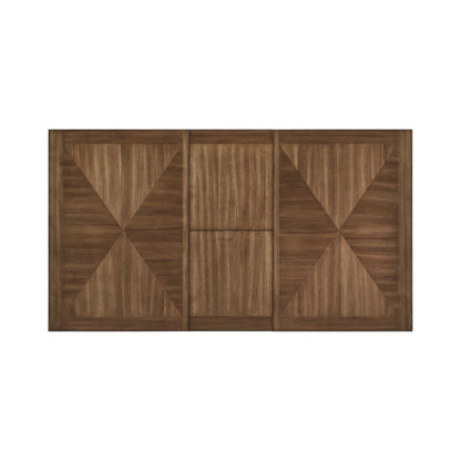 (2) DINING TABLE, WHITE OAK VNEER 5865-77*