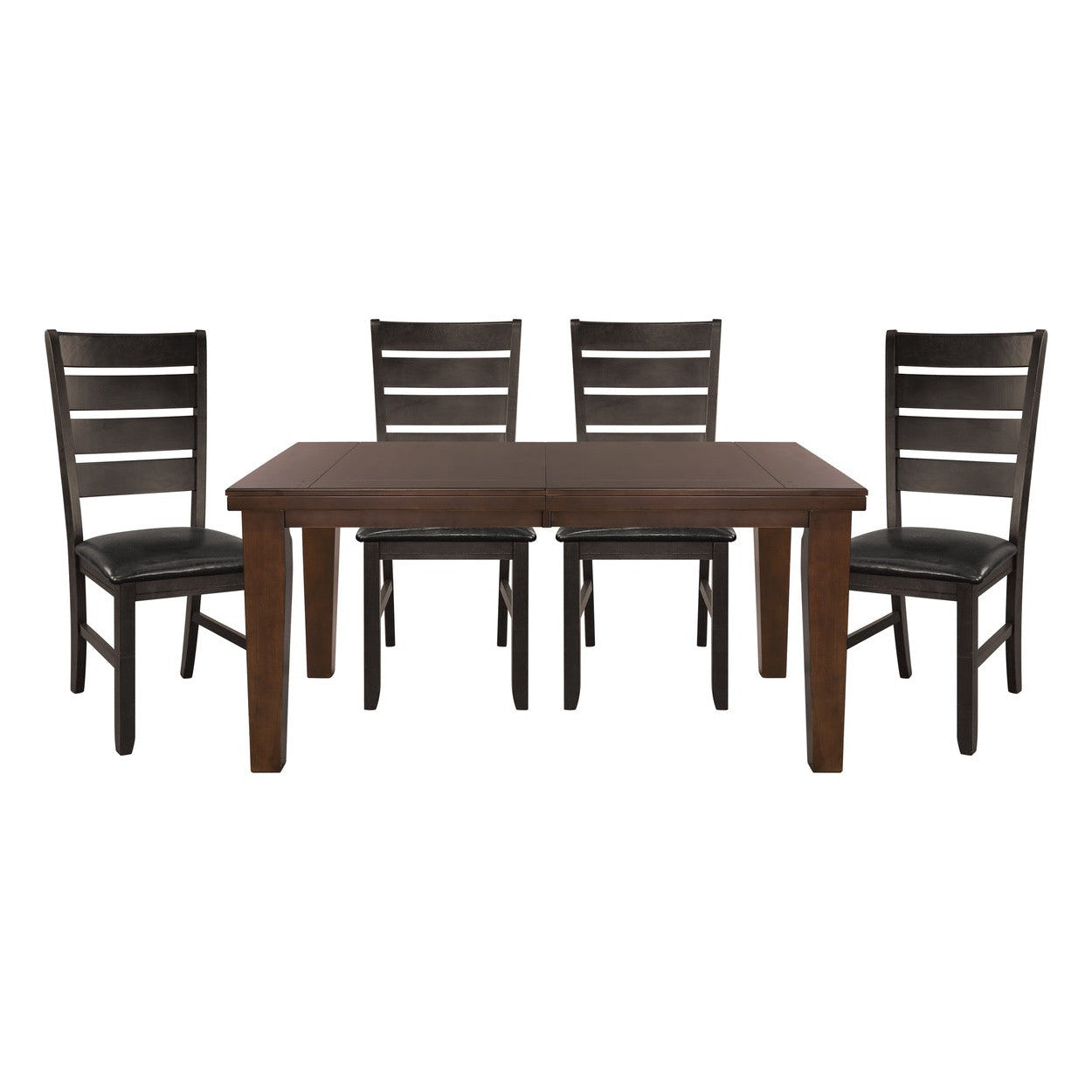 5pc set (TABLE + 4 SIDE CHAIRS) 586-82*5