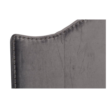 (2) QUEEN BED, GRAY FABRIC 5874GY-1*