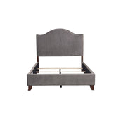 (2) QUEEN BED, GRAY FABRIC 5874GY-1*