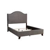 (2) QUEEN BED, GRAY FABRIC 5874GY-1*