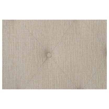 (3) QUEEN BED W/STORAGE DRAWER, BEIGE FABRIC 5877BE-1DW*