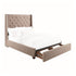 (3) CK BED W/STORAGE DRAWER, BROWN FABRIC 5877KBR-1CKDW*