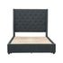 (2) CK BED, DARK GRAY FABRIC 5877KGY-1CK*