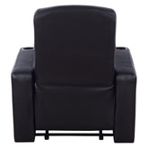 Cyrus Home Theater Upholstered Recliner Black 600001