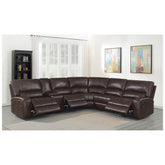 Brunson 3-piece Upholstered Motion Sectional Brown 600440