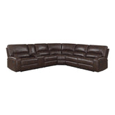 Brunson 3-piece Upholstered Motion Sectional Brown 600440