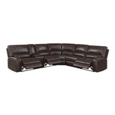 Brunson 3-piece Upholstered Motion Sectional Brown 600440