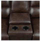 Brunson 3-piece Upholstered Motion Sectional Brown 600440