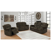 Rodman Pillow Top Arm Motion Sofa Olive Brown 601881