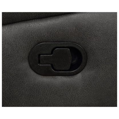 Lawrence Upholstered Tufted Back Glider Recliner 603506