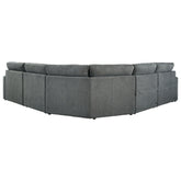 Hartsdale 5-Piece Power Reclining Sectional with Chaise Ash-60508S4