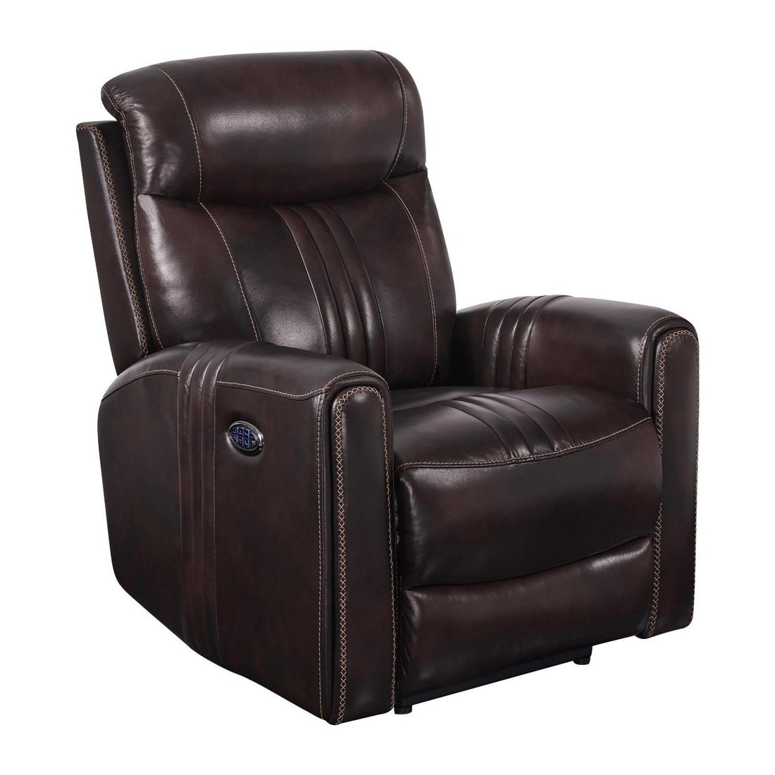 Cushion Back Power^3 Recliner Brown 608974PPP