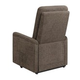 Henrietta Power Lift Recliner with Storage Pocket Brown 609404P