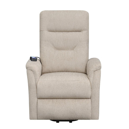 Henrietta Power Lift Recliner with Storage Pocket Beige 609405P