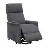 Herrera Power Lift Recliner with Wired Remote Charcoal 609406P