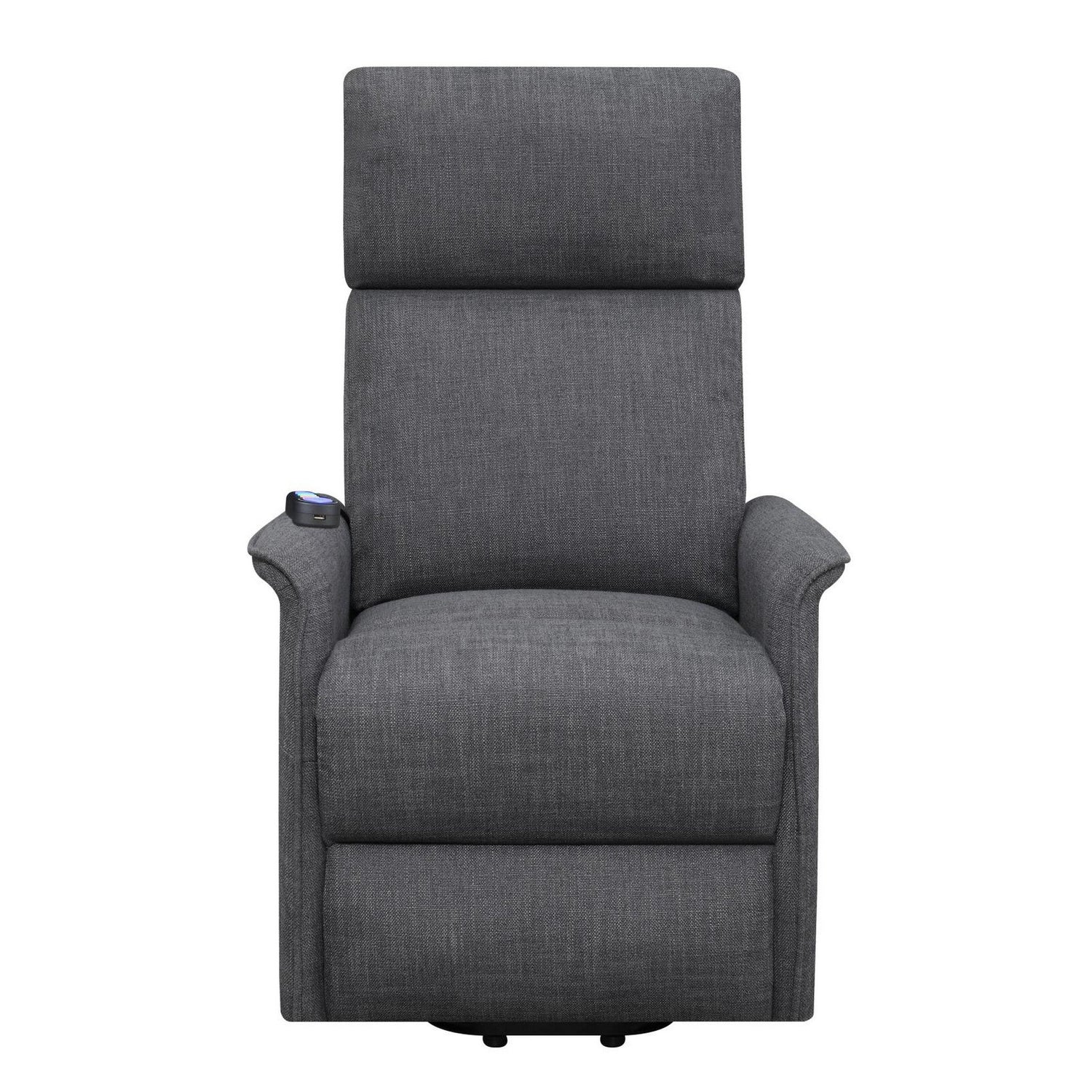 Herrera Power Lift Recliner with Wired Remote Charcoal 609406P
