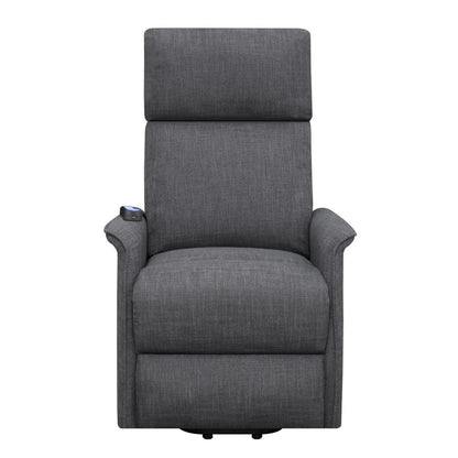 Herrera Power Lift Recliner with Wired Remote Charcoal 609406P