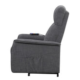 Herrera Power Lift Recliner with Wired Remote Charcoal 609406P