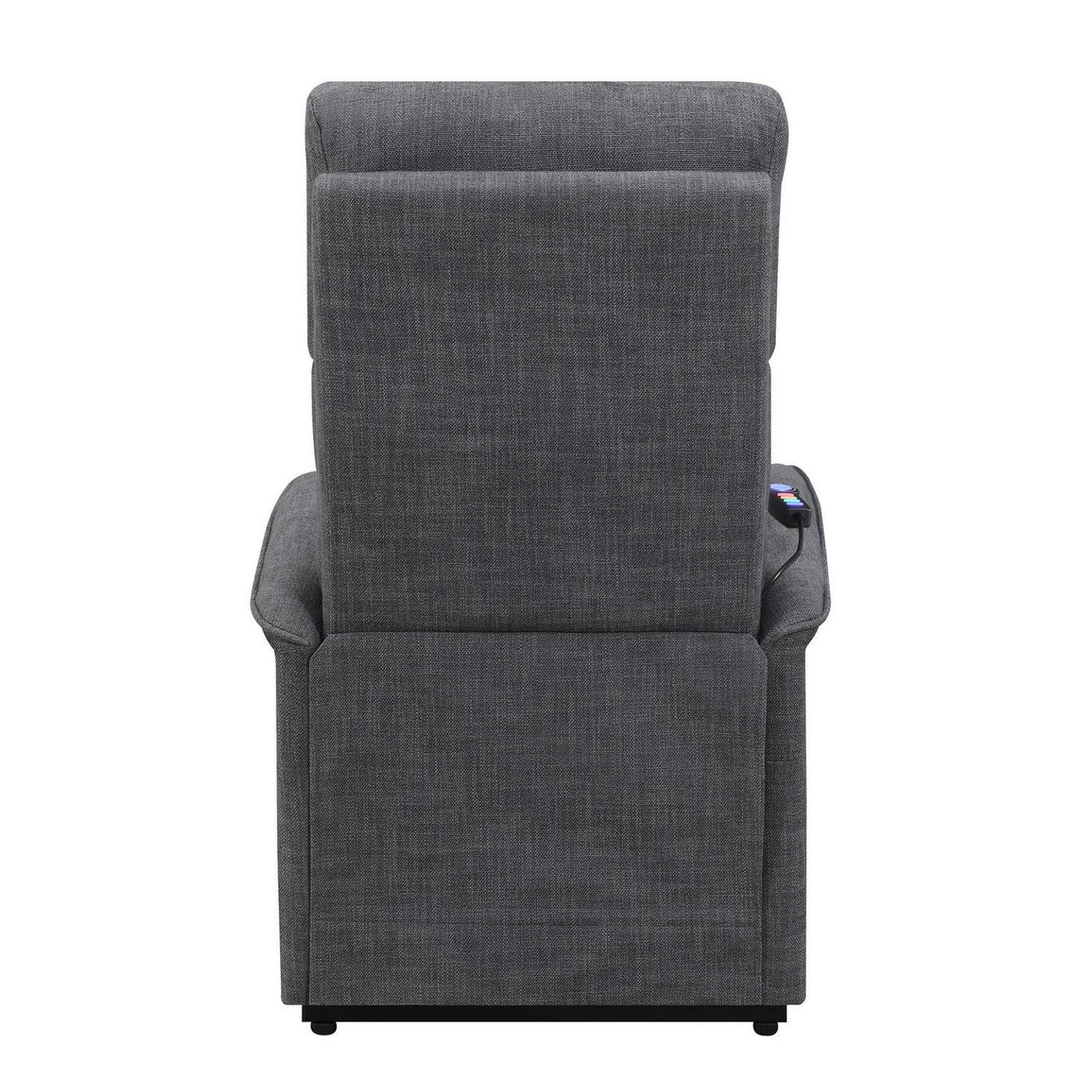 Herrera Power Lift Recliner with Wired Remote Charcoal 609406P